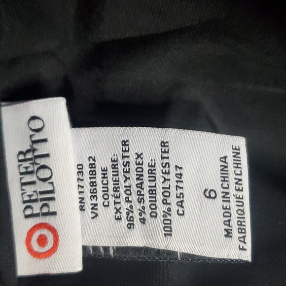 Peter Pilotto For Target Black & White Geometric Print Skirt Sz 6 - Picture 6 of 7